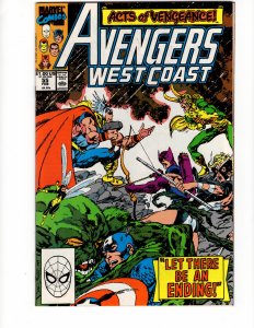 Avengers West Coast #55 Loki Acts of Vengeance!