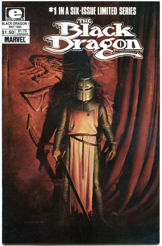 BLACK DRAGON #1 2 3 4 5 6, VF/NM, 1985, John Bolton, Chris Claremont,1-6