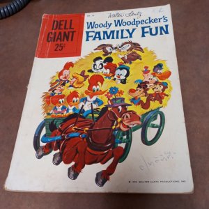 Woody Woodpecker's Family Fun Dell Giant #24 November 1959 Walter Lantz