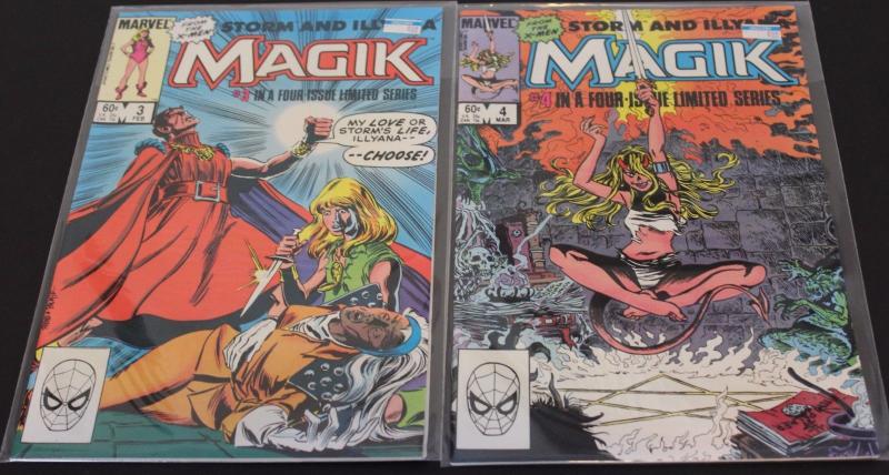 Marvel Storm & Illyana MAGIK #3 & #4   F/VF(SIC625)