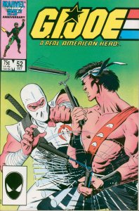 G.I. Joe A Real American Hero #52 Marvel Comics 1986 VF