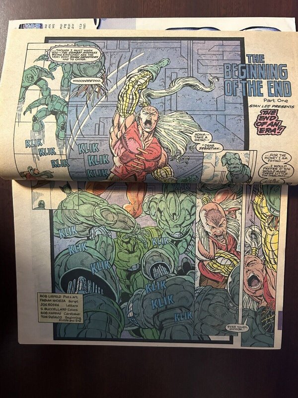 New Mutants #98 Marvel Comics 1991 Newsstand 1st Appearance of Deadpool