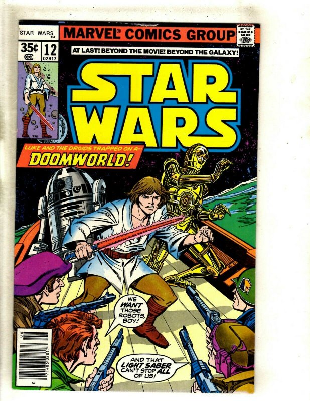 Lot Of 2 Star Wars Marvel Comic Books # 8 VF 12 VF Jedi Skywalker Solo R2D2 HJ9