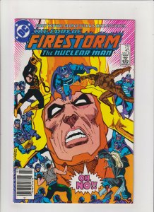 Fury of Firestorm #45 VF/NM 9.0 Newsstand DC Comics 1986 Copper Age, Nuclear Man