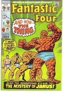 Fantastic Four #107 (Feb-71) NM- High-Grade Fantastic Four, Mr. Fantastic (Re...