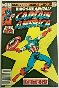 CAPTAIN AMERICA ANNUAL#5 VF 1981 MARVEL BRONZE AGE COMICS