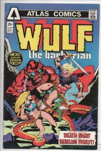 WULF the BARBARIAN #4 FN/VF, Jim Craig, 1975 Atlas more indies in store