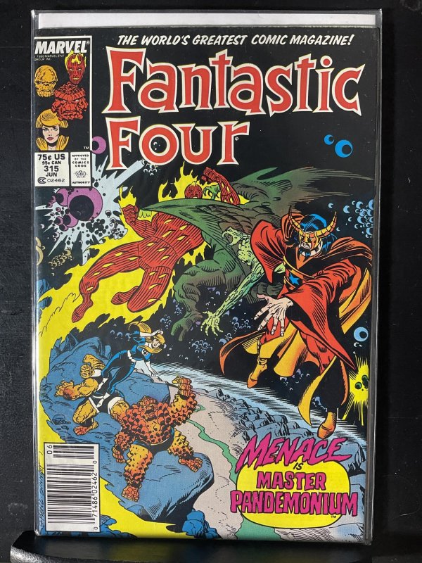 Fantastic Four #315 Newsstand Edition (1988)