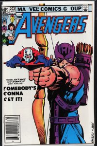 The Avengers #223 Newsstand Edition (1982) The Avengers
