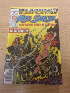 Red Sonja #7 (1978) UK Prize Variant