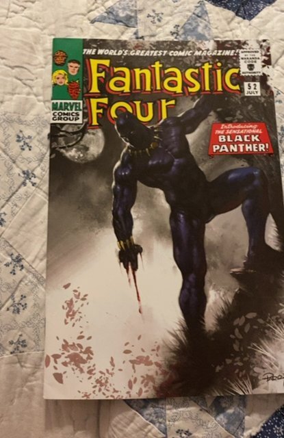 fantastic four black panther 52 megacon variant