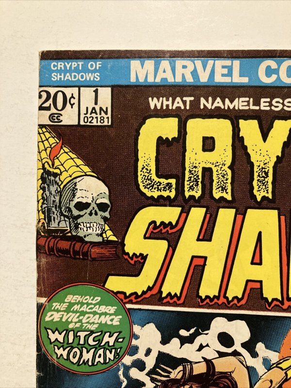 Crypt of Shadows #1 Basil Wolverton Vintage Bronze Age Marvel Horror 1973