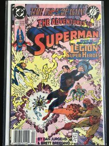 Adventures of Superman #477 Newsstand Edition (1991)