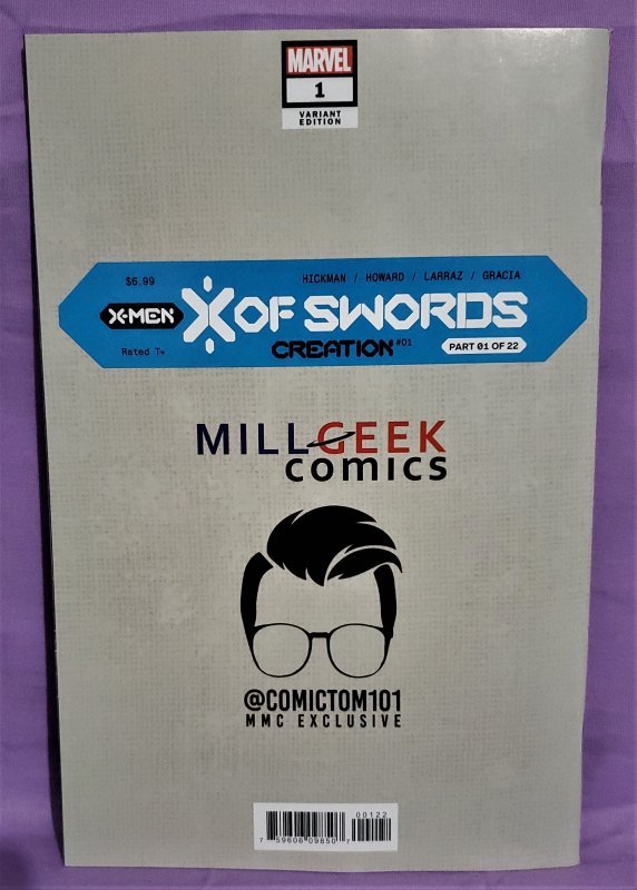 X-MEN X of SWORDS Creation #1 ComicTom101 Davi Go Variant Cover (Marvel 2020)