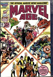 Marvel Age #48 (1987) Fallen Angels