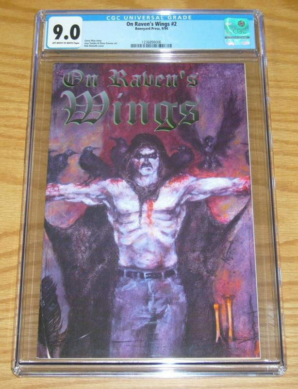 On Raven's Wings #2 CGC 9.0 early work by gerard way (umbrella academy creator)