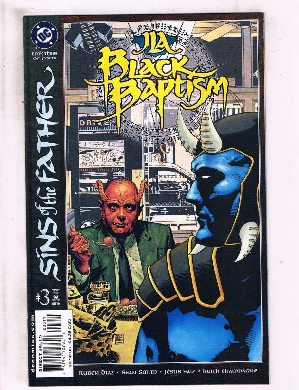 JLA Black Baptism Complete DC Comics Ltd Ser # 1 2 3 4 Batman Wonder Woman J106