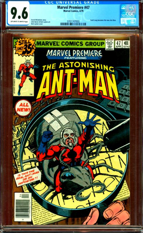 Marvel Premiere #47 CGC Graded 9.6 Scott Lang Becomes Ant-Man