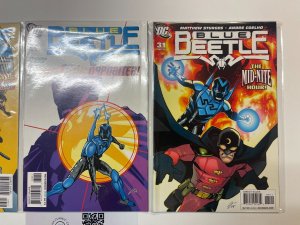 3 Blue Beetle DC Comic Books #31 32 33 Batman Superman Flash Booster Gold 4 J200