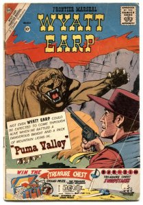 Wyatt Earp Frontier Marshall #35 1961- Charlton western comic VG