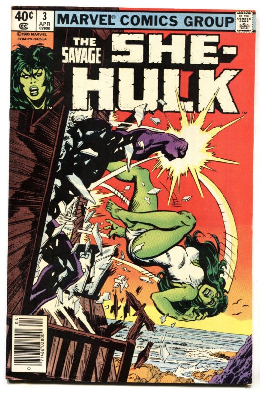 Savage She-Hulk #3 Third appearance Comic Book 1980 Marvel VF-