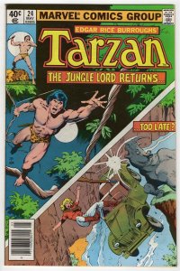 Tarzan #24 ORIGINAL Vintage 1979 Marvel Comics