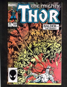 Mighty Thor #344 ~ Signed By Walt Simonson/ 1st Malekith ~ 1984 (9.2) WH