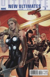 Ultimate New Ultimates #3 Thor Reborn Marvel Comics Sep 2010 (VF+)