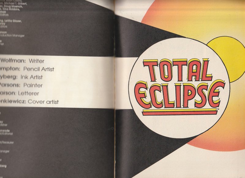 Total Eclipse # 1 Eclipse's Answer to Crisis on Infinite Earths