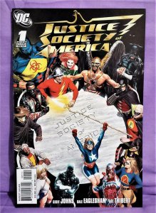 Geoff Johns JUSTICE SOCIETY of AMERICA #1 - 8 Alex Ross Covers (DC, 2007)!