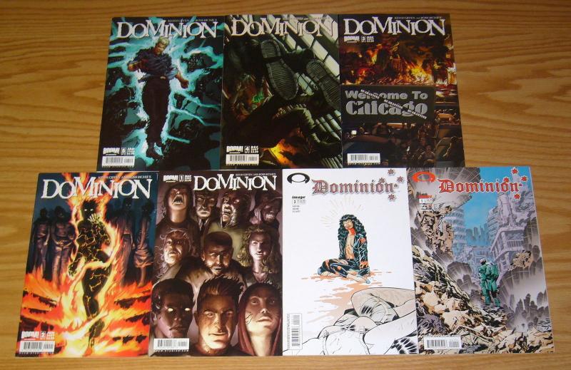 Dominion #1-2 VF/NM complete series + vol. 2 #1-5 keith giffen horror 