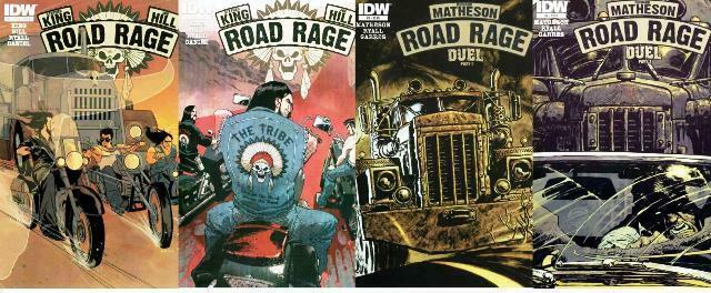 ROAD RAGE (2012 IDW) 1B,2A-4A  Stephen King & Joe Hill