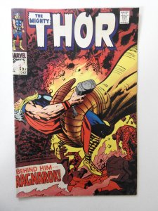 Thor #157 (1968) GD! Moisture damage, Rust on bottom staple, sticker front cover