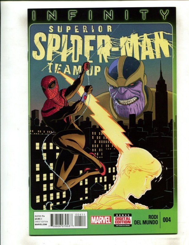 SUPERIOR SPIDER-MAN TEAM-UP #4 (9.2 OB) THANOS!! 2013