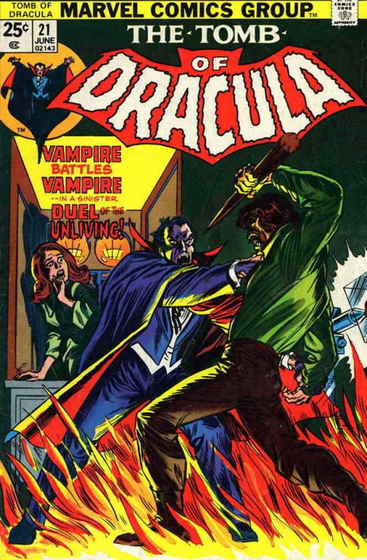 Tomb of Dracula #21 FN; Marvel | save on shipping - details inside