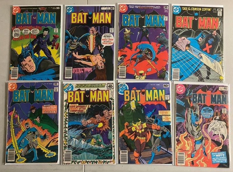 Batman lot #271-338 DC (average 5.0 VG/FN) 28 diff (1976 to 1981)