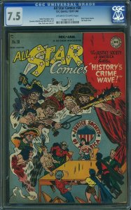 All-Star Comics #38 (1947) CGC 7.5 VF-