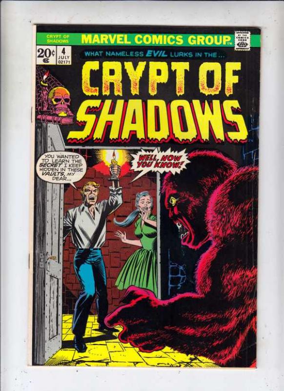 Crypt of Shadows #4 (Jul-73) VF High-Grade 