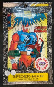 SPIDER-MAN COLLECTORS PACK SEALED INCLUDES SEALED FLEER X-MEN CARDS VF/NM 