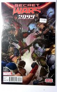 Secret Wars 2099 #3 (2015) Marvel Comics Avengers 2099 1st Print Comic Book