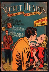 SECRET HEARTS #7 1951-DC ROMANCE-RARE ISSUE-HARD TO FIND
