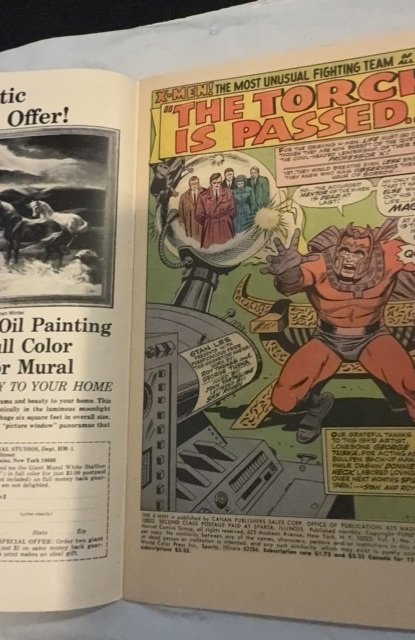 The X-Men #43 (1968)the power of magneto