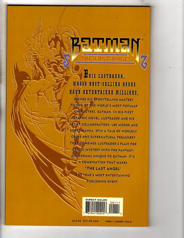 Batman The Last Angel DC Comics Graphic Novel Comic Book Joker Robin Gotham CR5