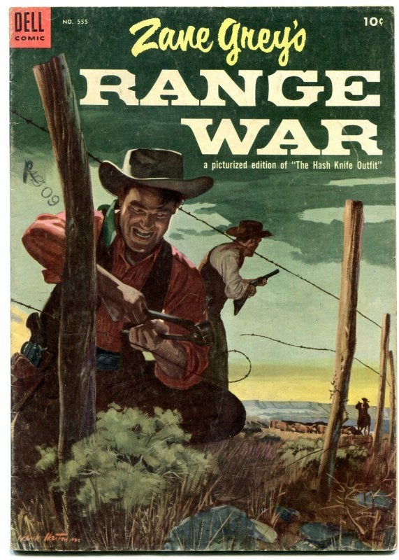 Four Color Comics #555 1954- Zane Grey's Range War VG+