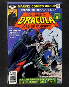 Tomb Of Dracula #70 Last Issue!
