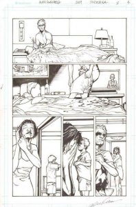 Pandemica #3 pg 4 Original Art Alex Sanchez bestselling author Jonathan Maberry