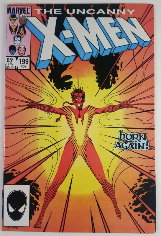 The Uncanny X-Men #199 - Rachel Summers 1st appearance Phoenix - NM - Marvel 85 