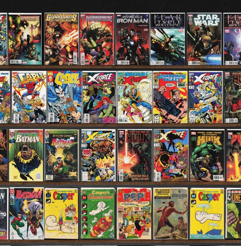 Huge Lot 150+ Comics with Batman, Detective Comics, X-Force & More!