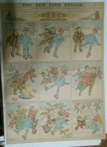 Percy The Robot Sunday Page by HC Greening from 12/10/1911 Full Page Size Rare !