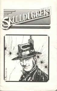 SKULLDUGGERY -1981-PULP MYSTERY & HORROR FANZINE-SUBSCRIPTION PROMO FLYER